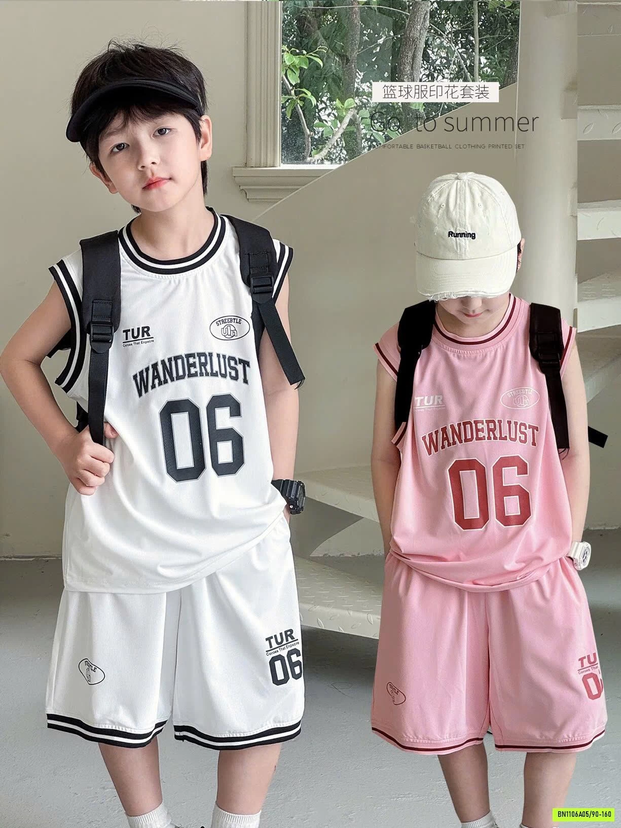 BỘ THỂ THAO BÓNG RỔ SỐ 06 AOAOKIDS