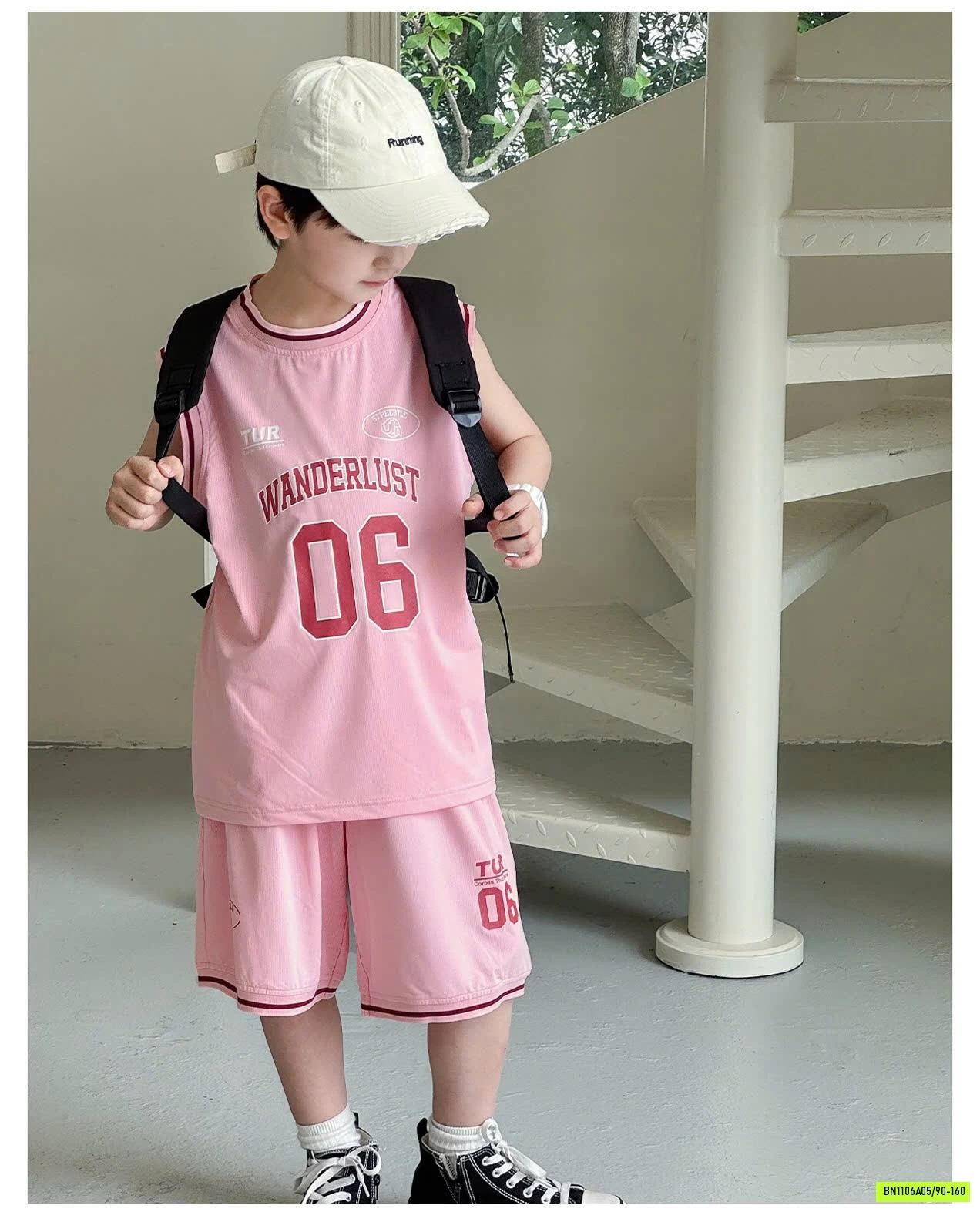 BỘ THỂ THAO BÓNG RỔ SỐ 06 AOAOKIDS