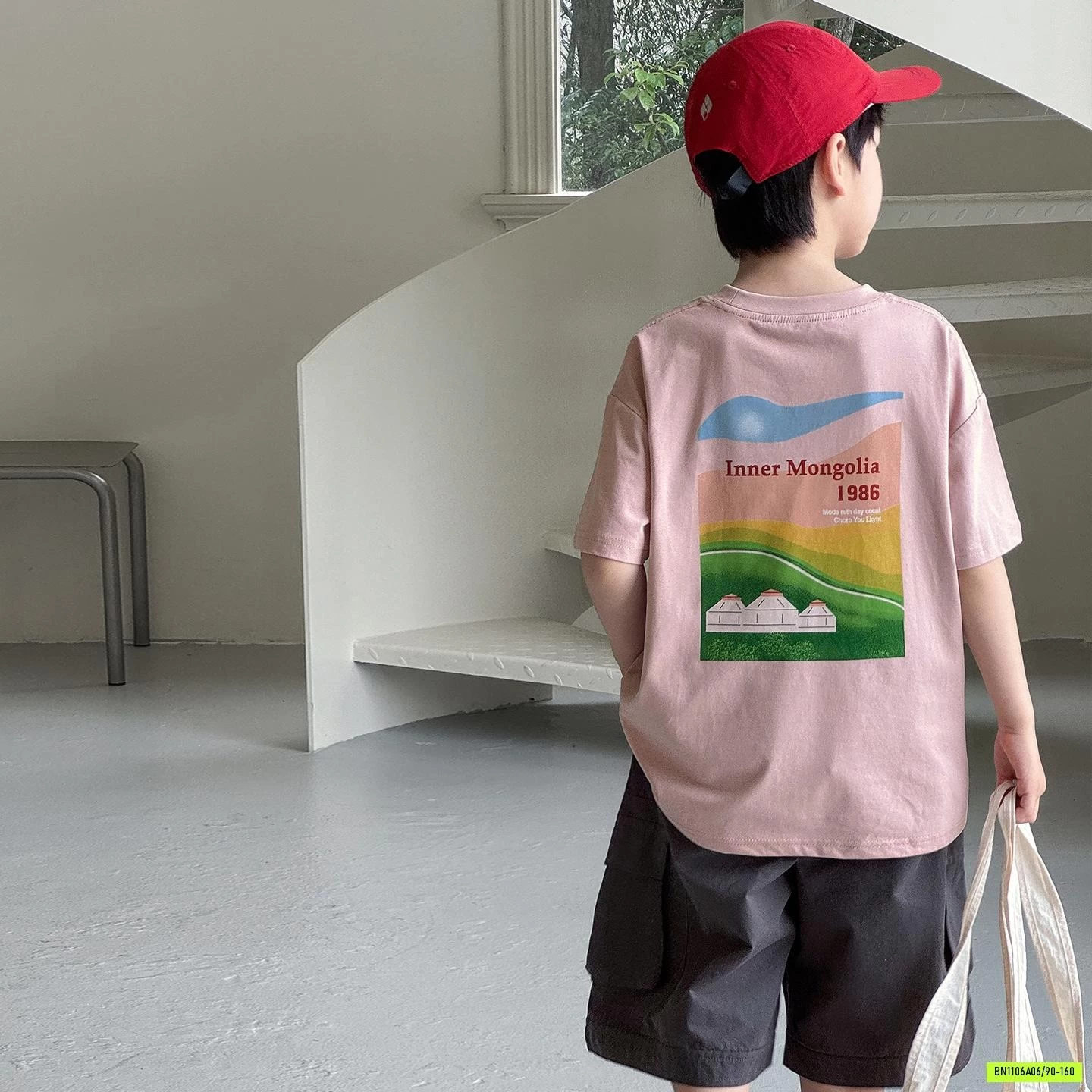 ÁO THUN IN HÌNH LƯNG AOAOKIDS