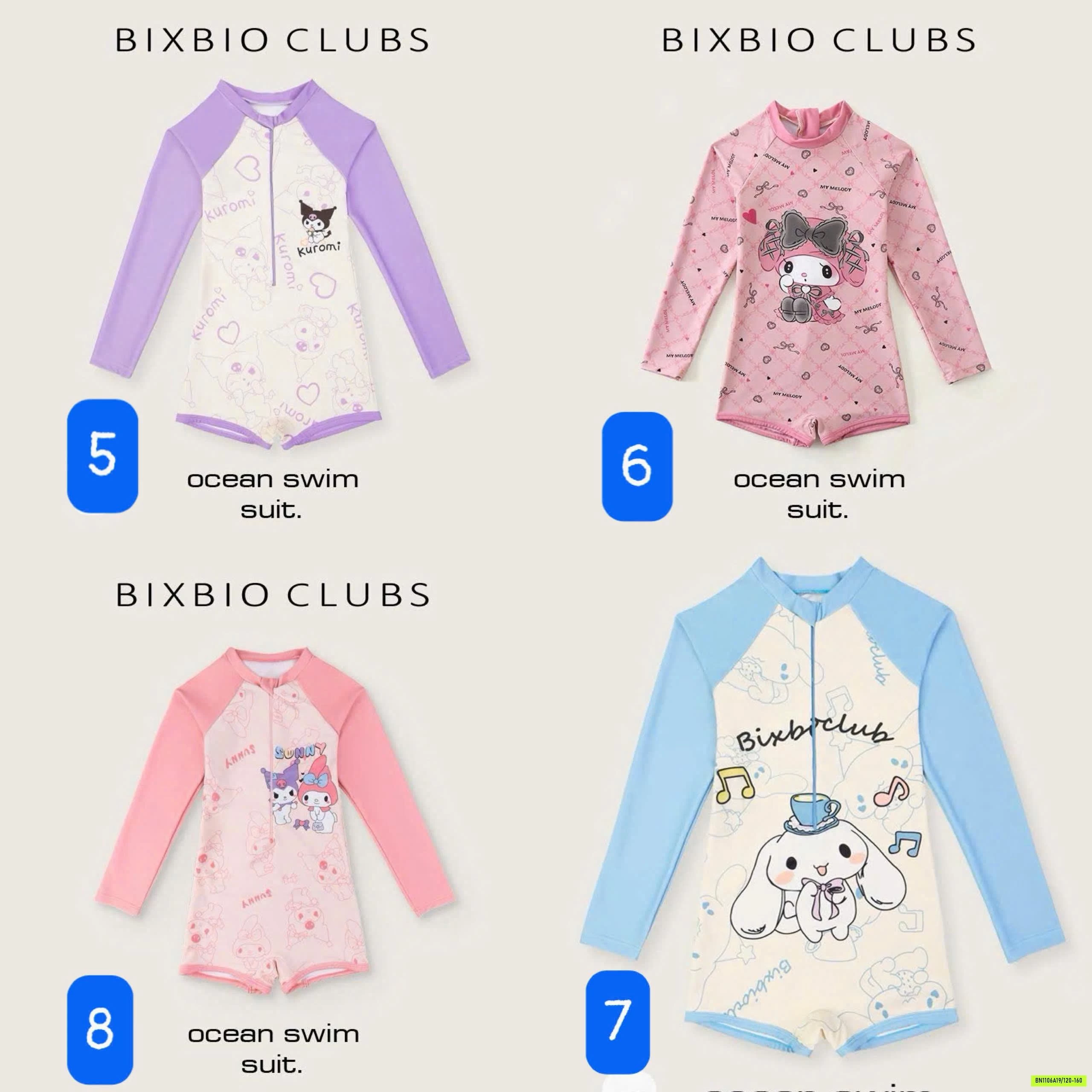 BỘ BƠI BÉ GÁI BIXBIO