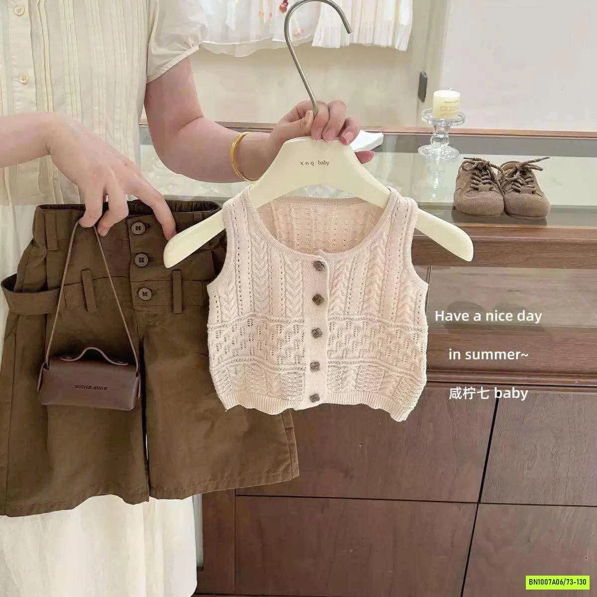 MONTOGHI SÁT NÁCH MIX SHORT NÂU TBABY