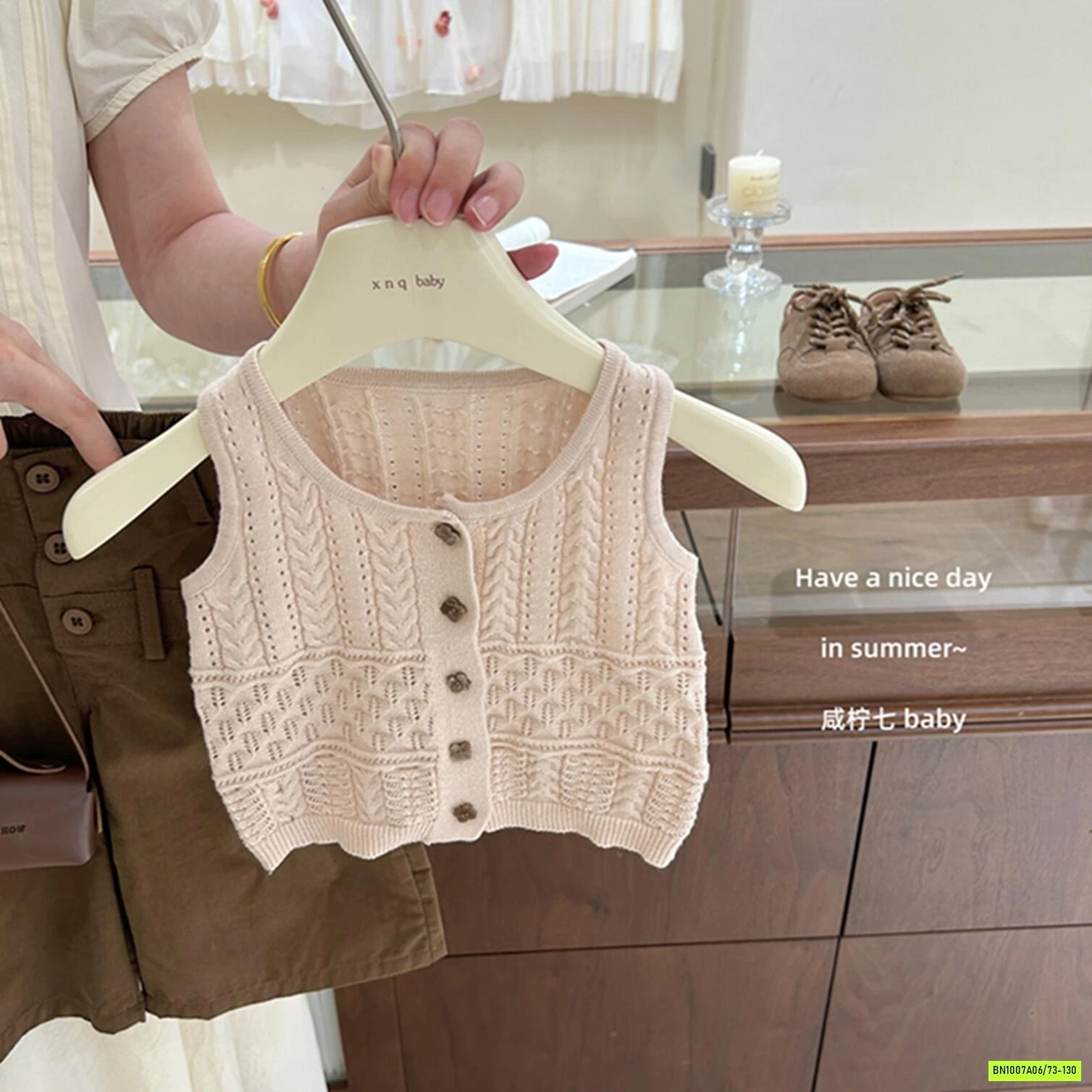 MONTOGHI SÁT NÁCH MIX SHORT NÂU TBABY