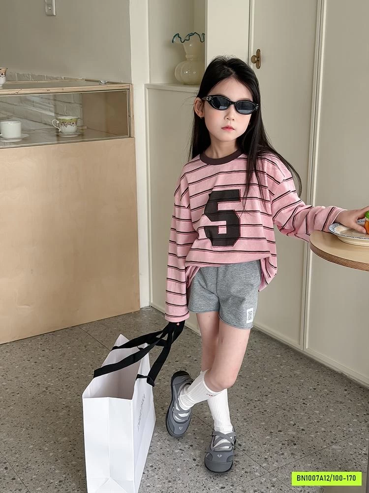 ÁO THUN KẺ SỐ 5 MÙA THU 26A033 AMBB