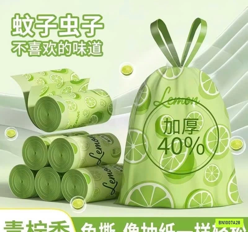 SÉT 300 TÚI ĐỰNG RÁC HƯƠNG CHANH OKISS