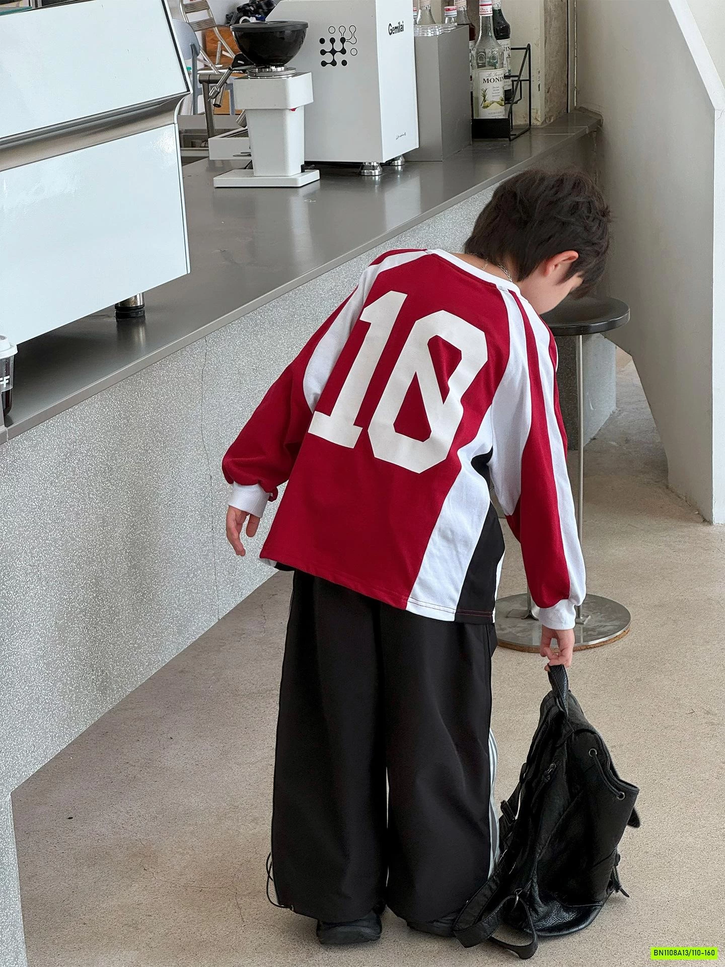 ÁO THUN PHỐI SỌC SỐ 10