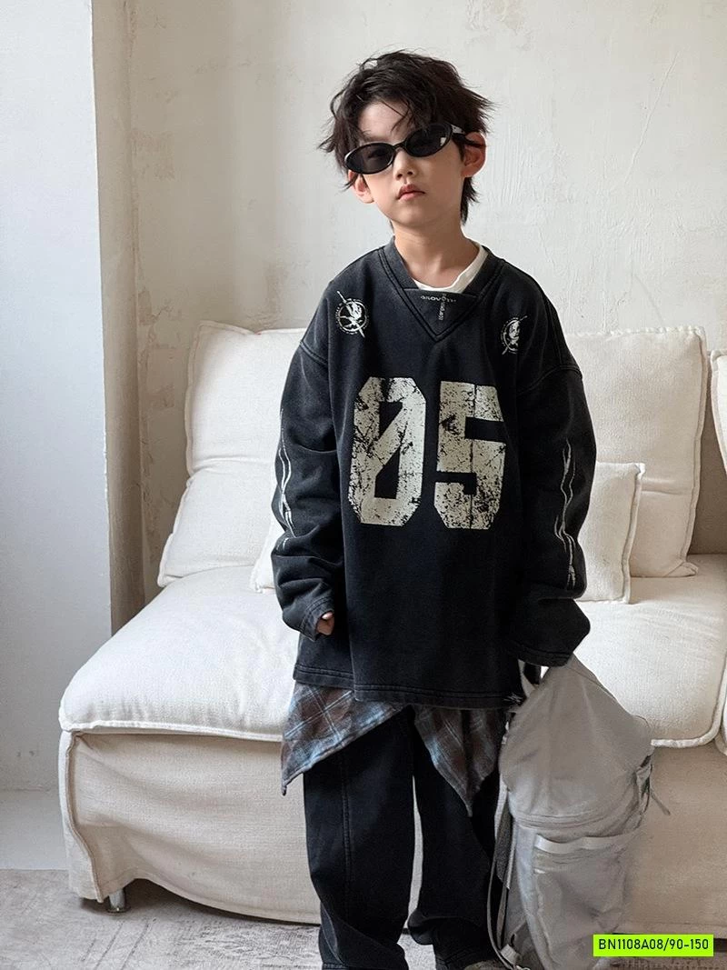 ÁO BẠC MÀU SỐ 05 MIX JEANS SUÔNG