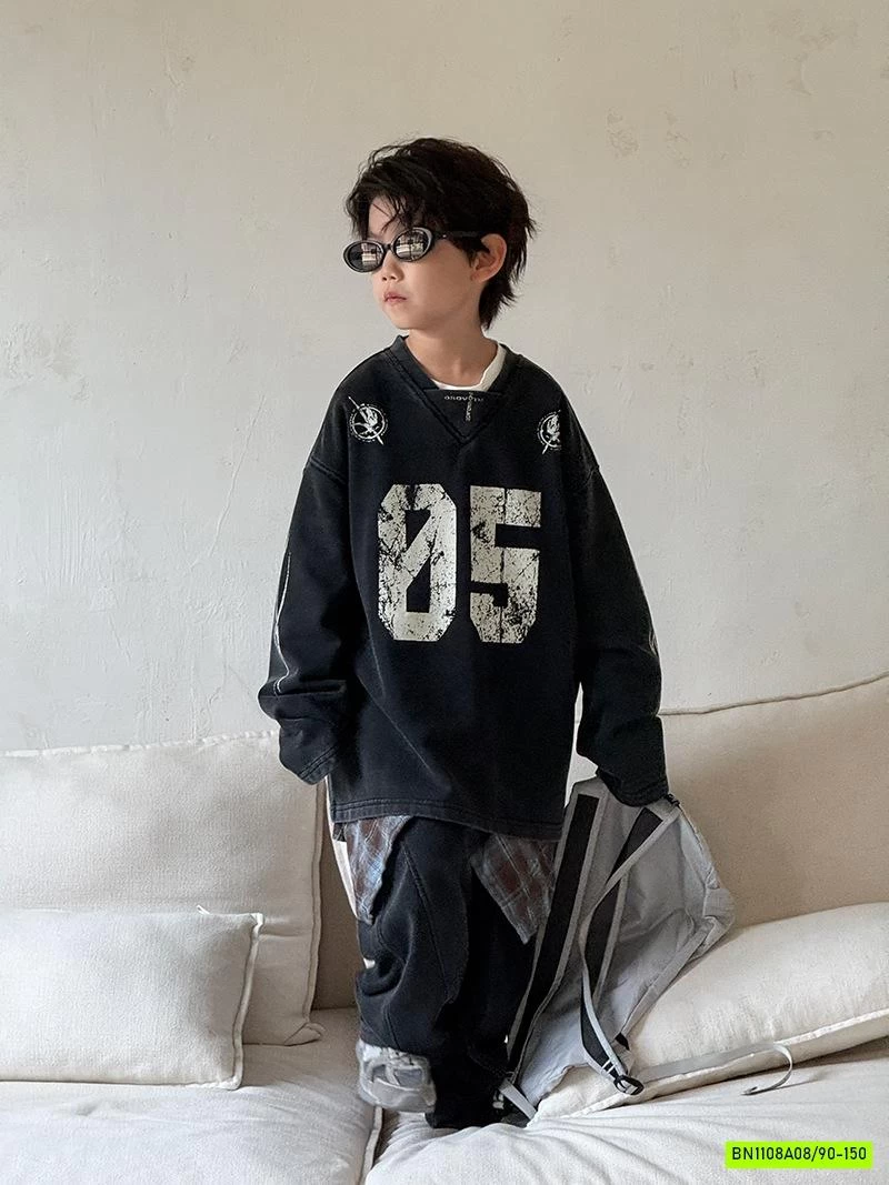 ÁO BẠC MÀU SỐ 05 MIX JEANS SUÔNG