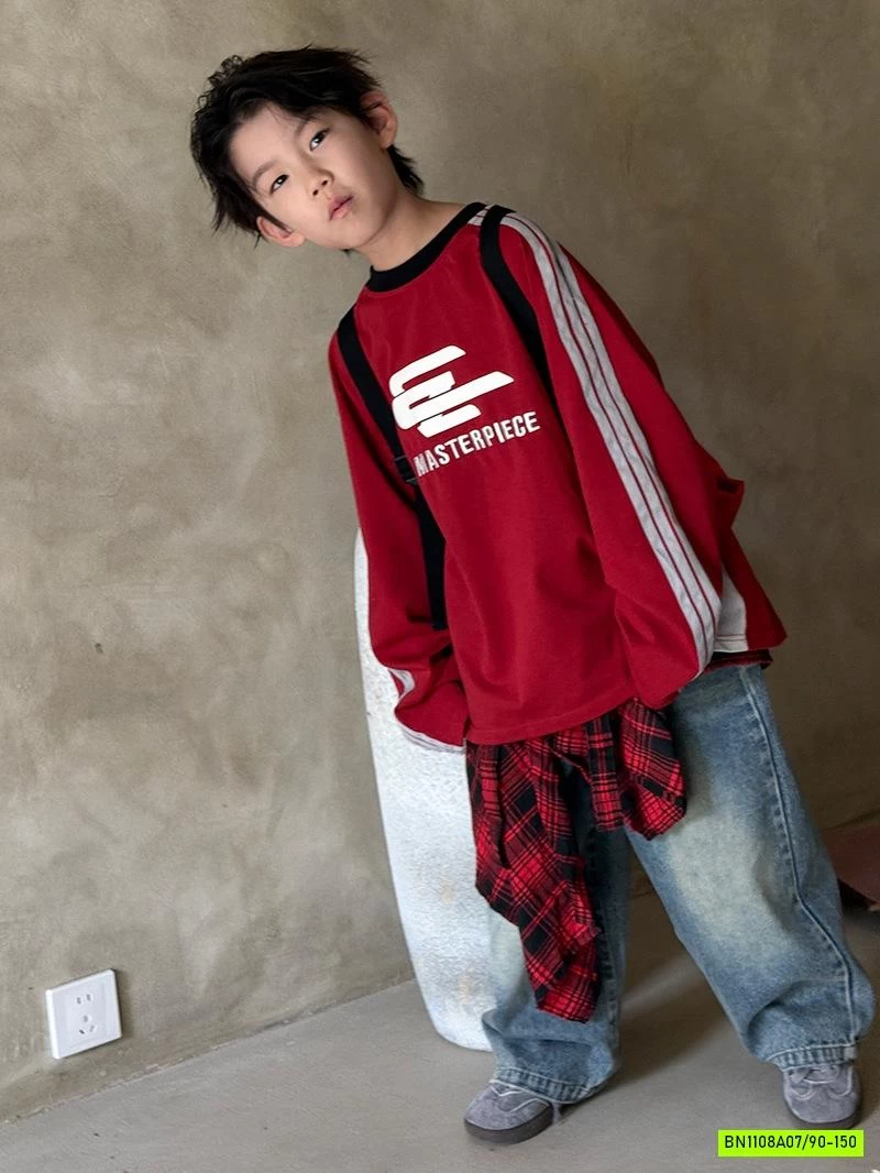 ÁO THUN SỌC VAI IN NỔI