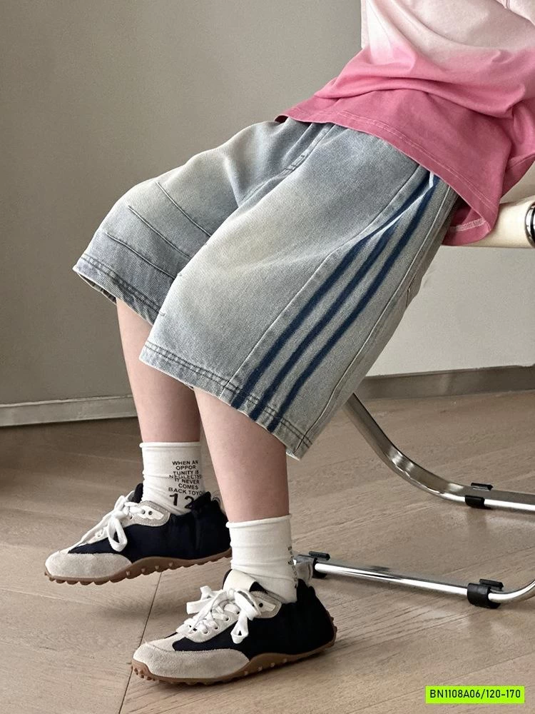 SHORT JEANS SỌC BÊN SZ ĐẠI