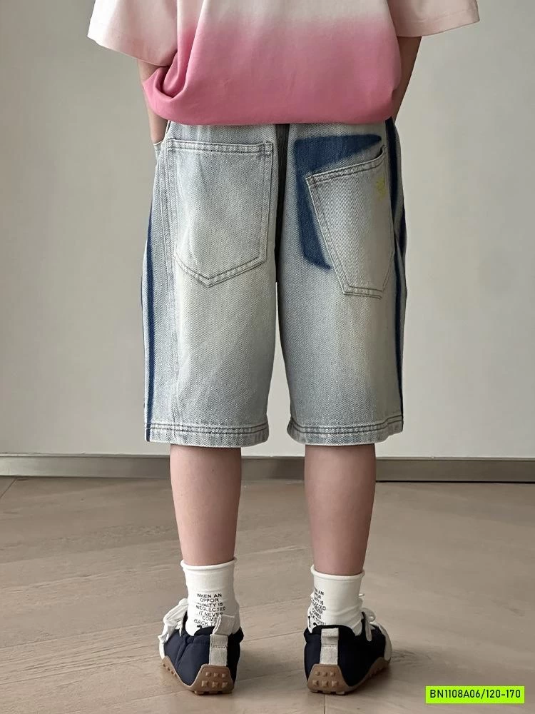 SHORT JEANS SỌC BÊN SZ ĐẠI