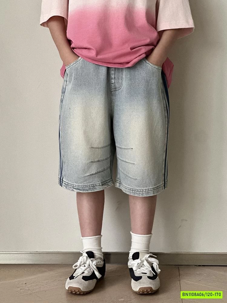 SHORT JEANS SỌC BÊN SZ ĐẠI