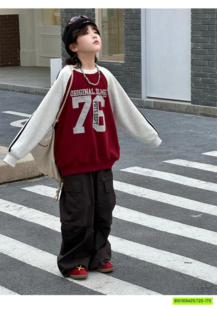 ÁO NỈ PHỐI MÀU TAY SỐ 78 SZ ĐẠI