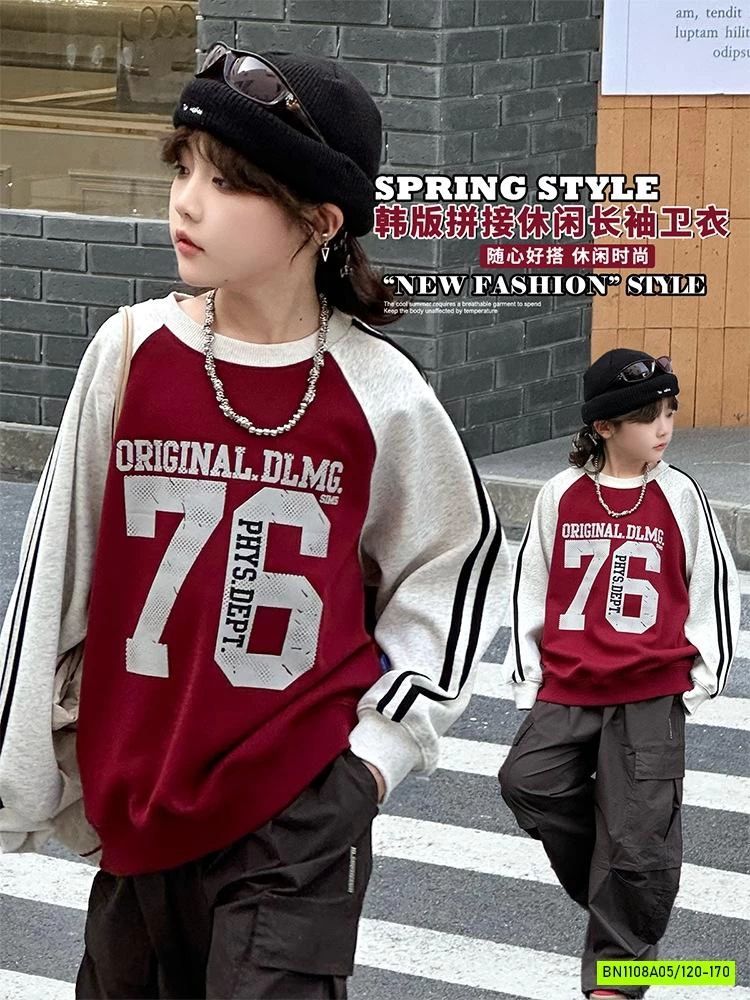 ÁO NỈ PHỐI MÀU TAY SỐ 78 SZ ĐẠI