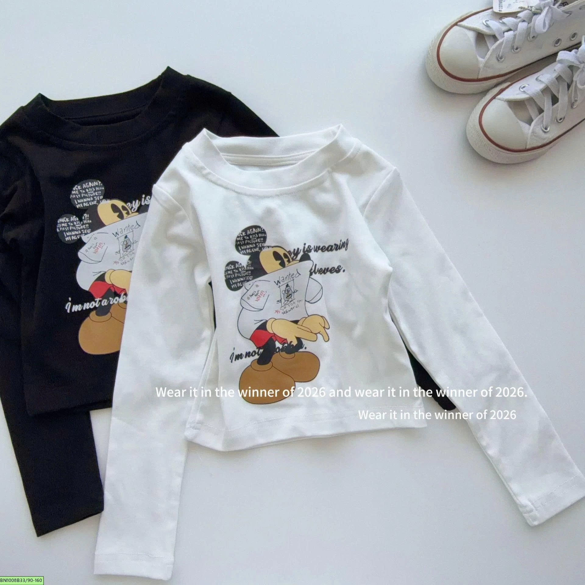 ÁO THUN MICKEY DÀI TAY T&Qkids