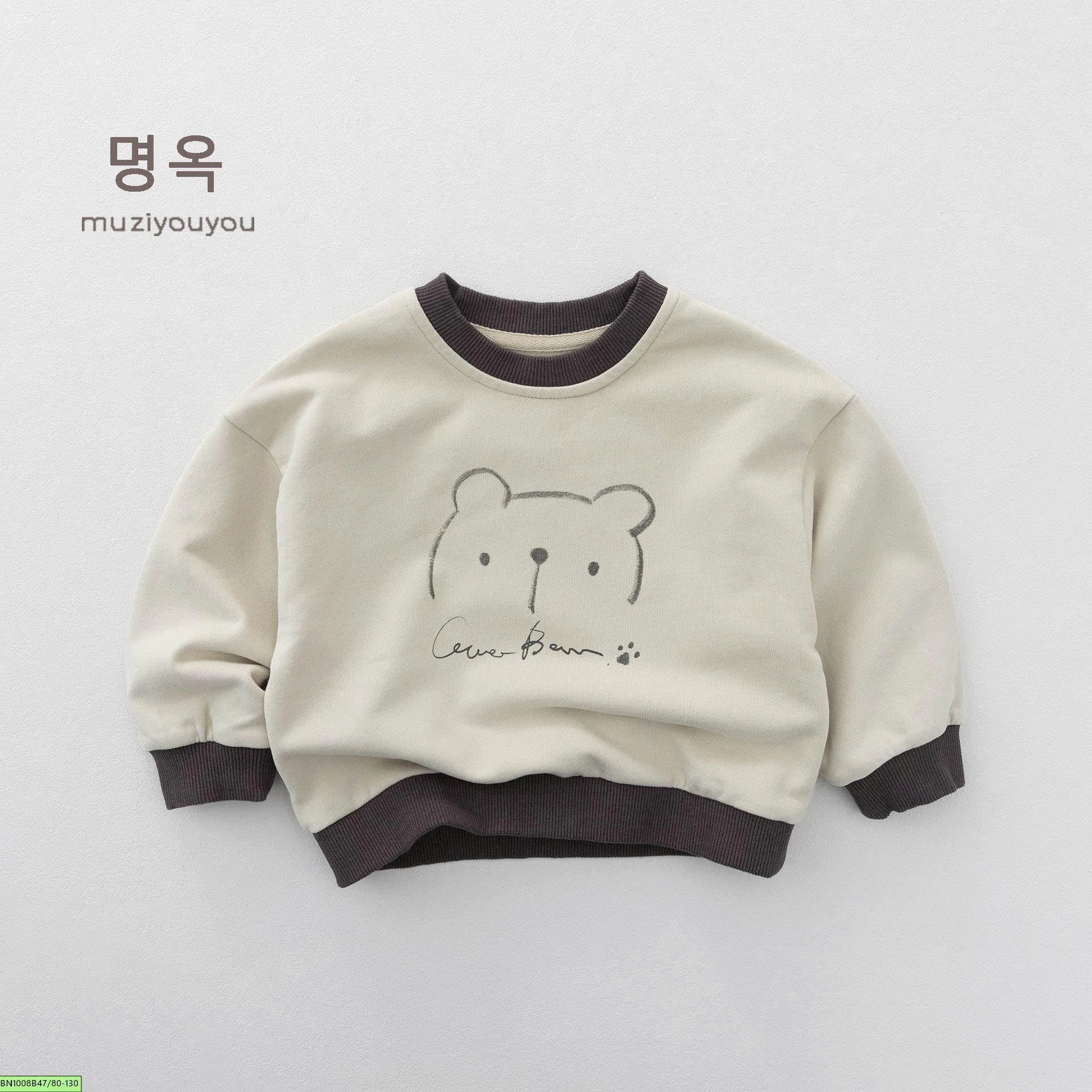 ÁO NỈ GẤU DỄ THƯƠNG