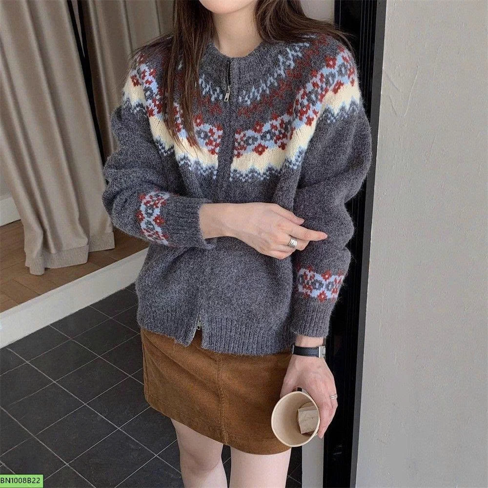 ÁO LEN HỌA TIẾT THỔ CẨM