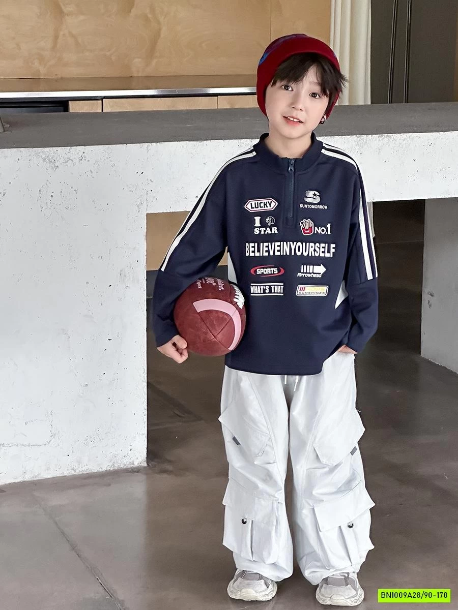 ÁO THỂ THAO KHÓA CỔ 25F153 AMBB