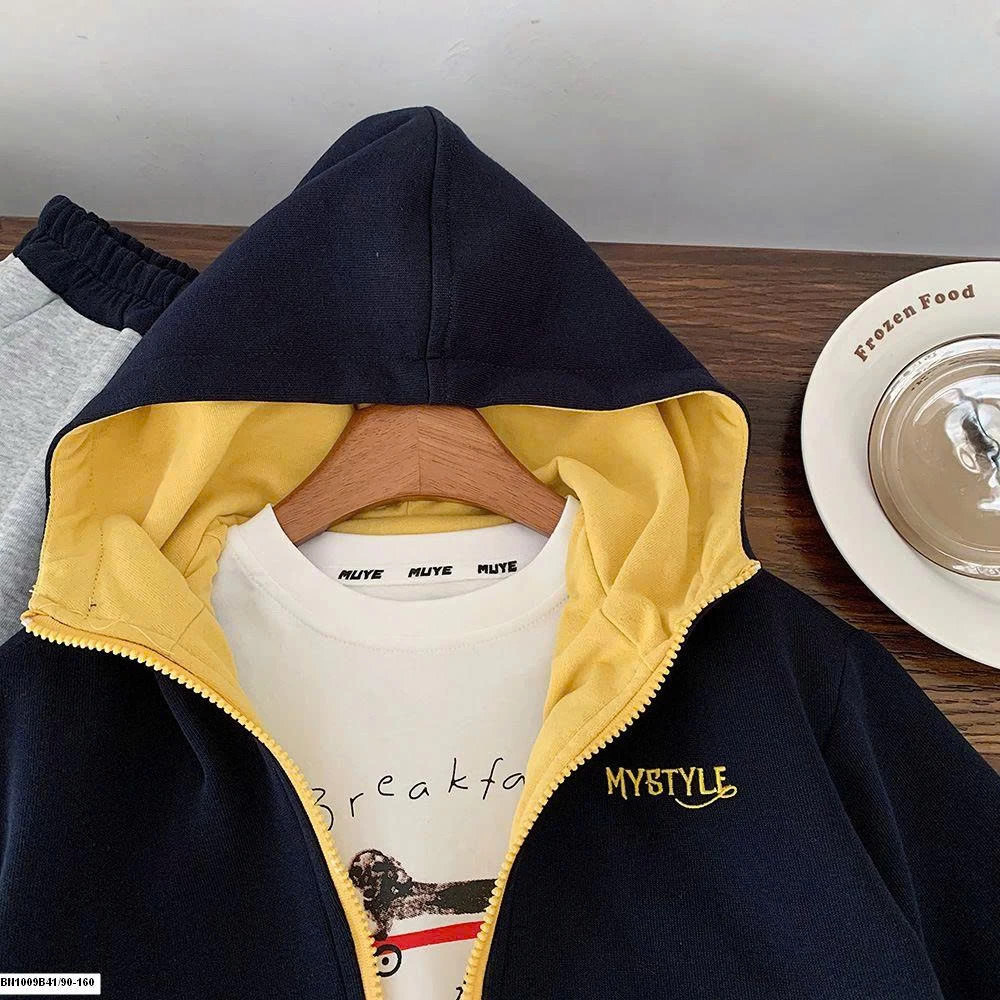 ÁO KHOÁC NỈ KÉO KHÓA MYSTYLE