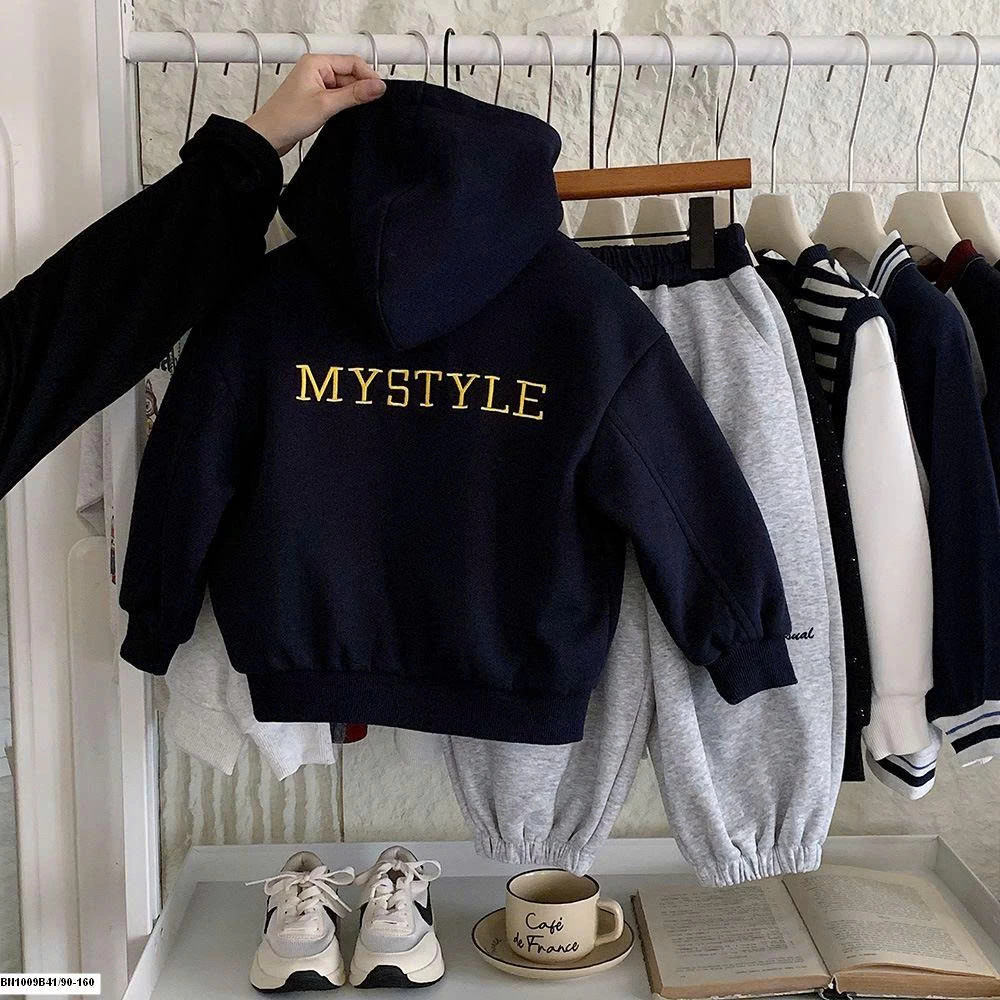 ÁO KHOÁC NỈ KÉO KHÓA MYSTYLE