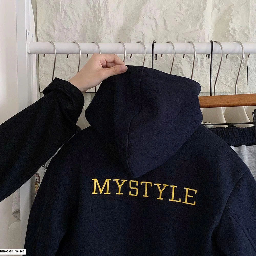 ÁO KHOÁC NỈ KÉO KHÓA MYSTYLE