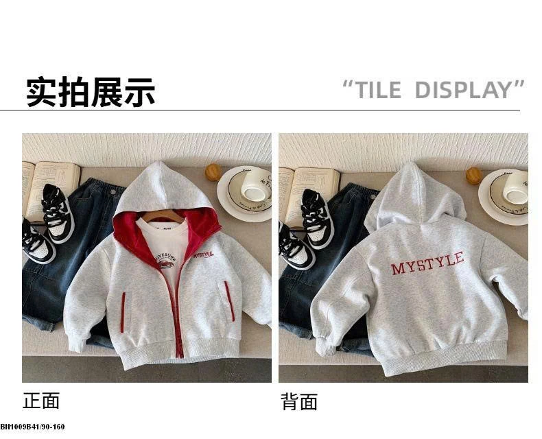 ÁO KHOÁC NỈ KÉO KHÓA MYSTYLE