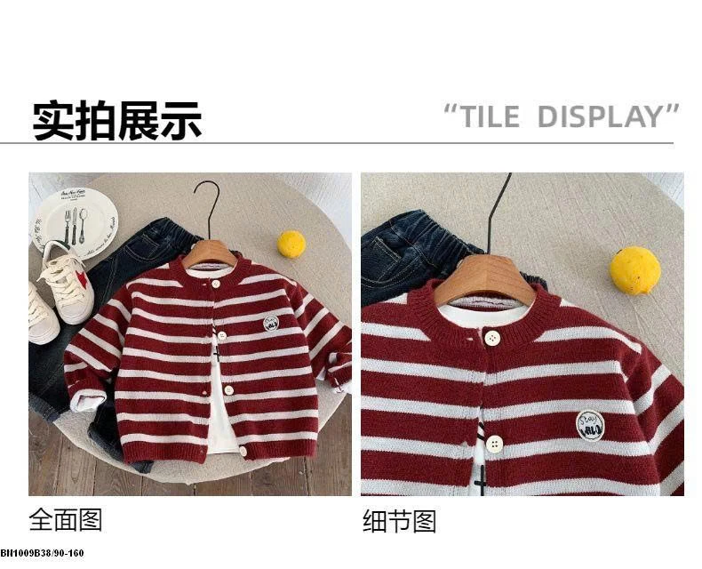 ÁO LEN KẺ NGANG LOGO NGỰC