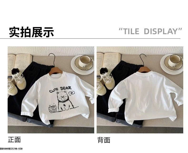 ÁO PHÔNG GẤU DÀI TAY