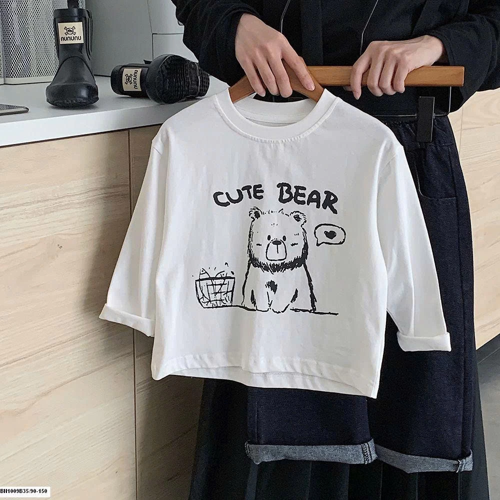 ÁO PHÔNG GẤU DÀI TAY