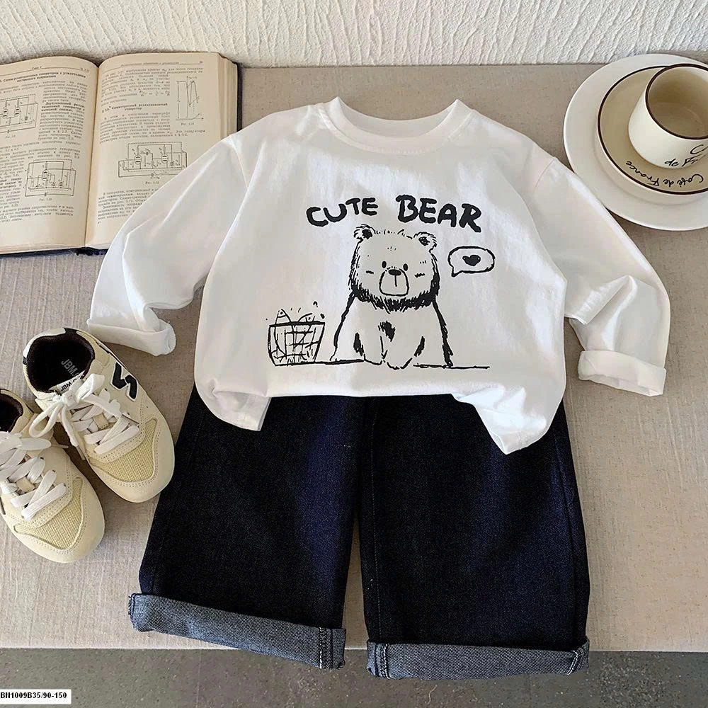 ÁO PHÔNG GẤU DÀI TAY