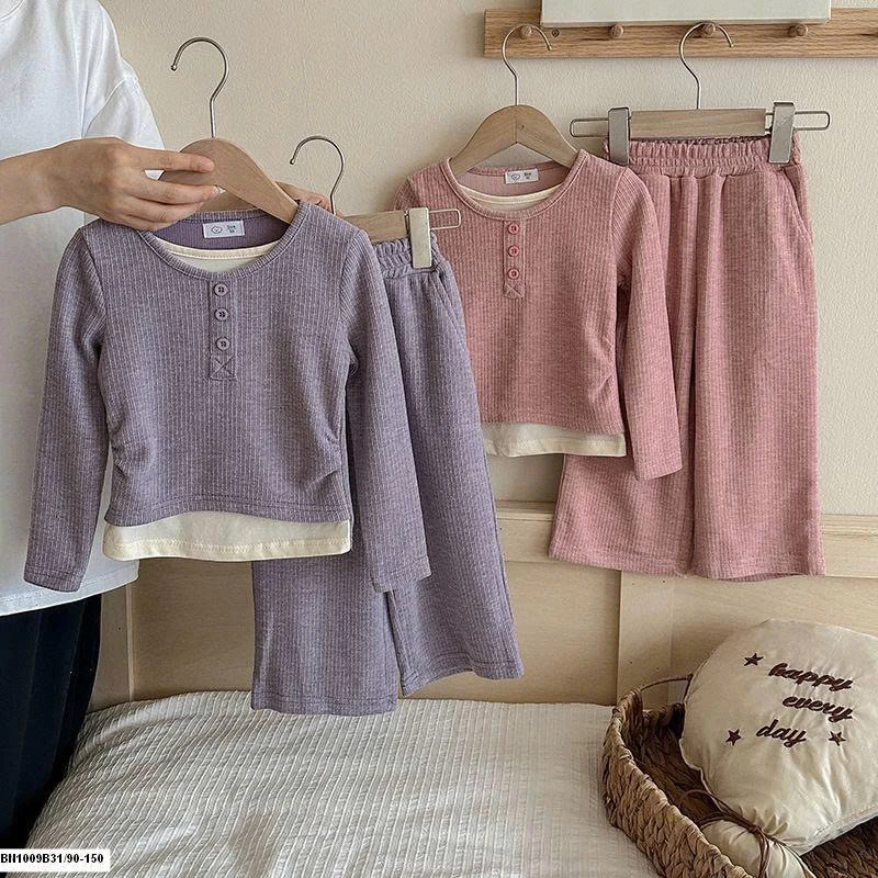 BỘ DÀI TAY COTTON 2 LỚP