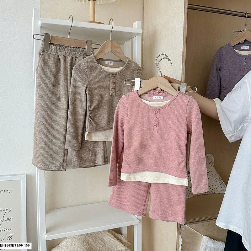 BỘ DÀI TAY COTTON 2 LỚP