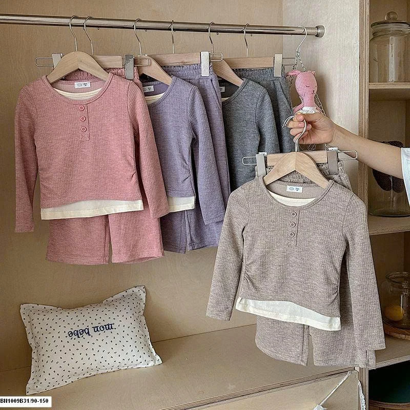 BỘ DÀI TAY COTTON 2 LỚP