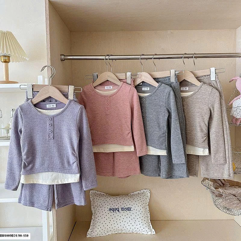 BỘ DÀI TAY COTTON 2 LỚP