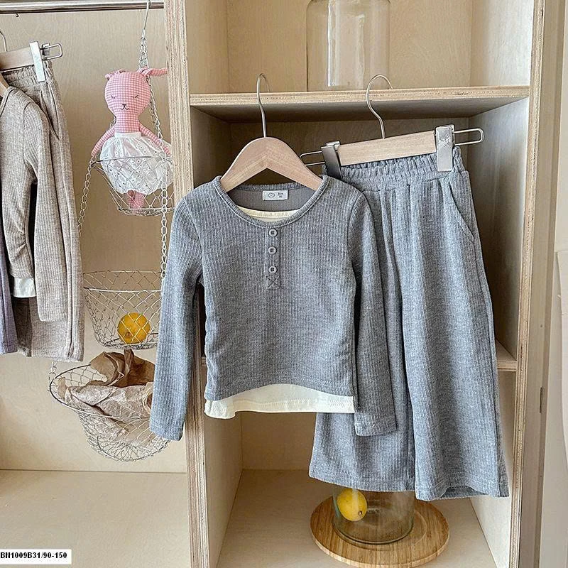 BỘ DÀI TAY COTTON 2 LỚP