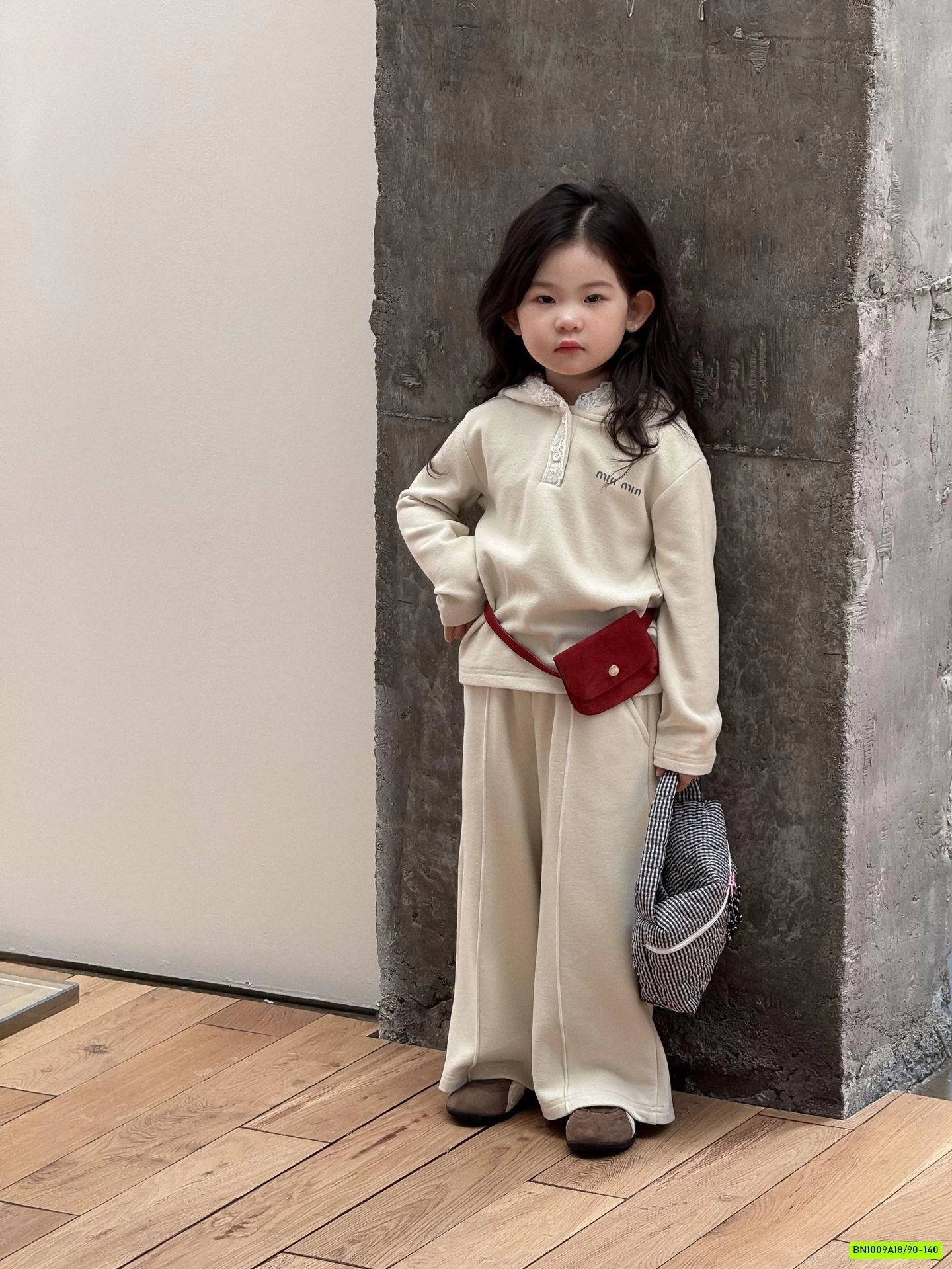 BỘ NỈ QUẦN SUÔNG PHỐI REN