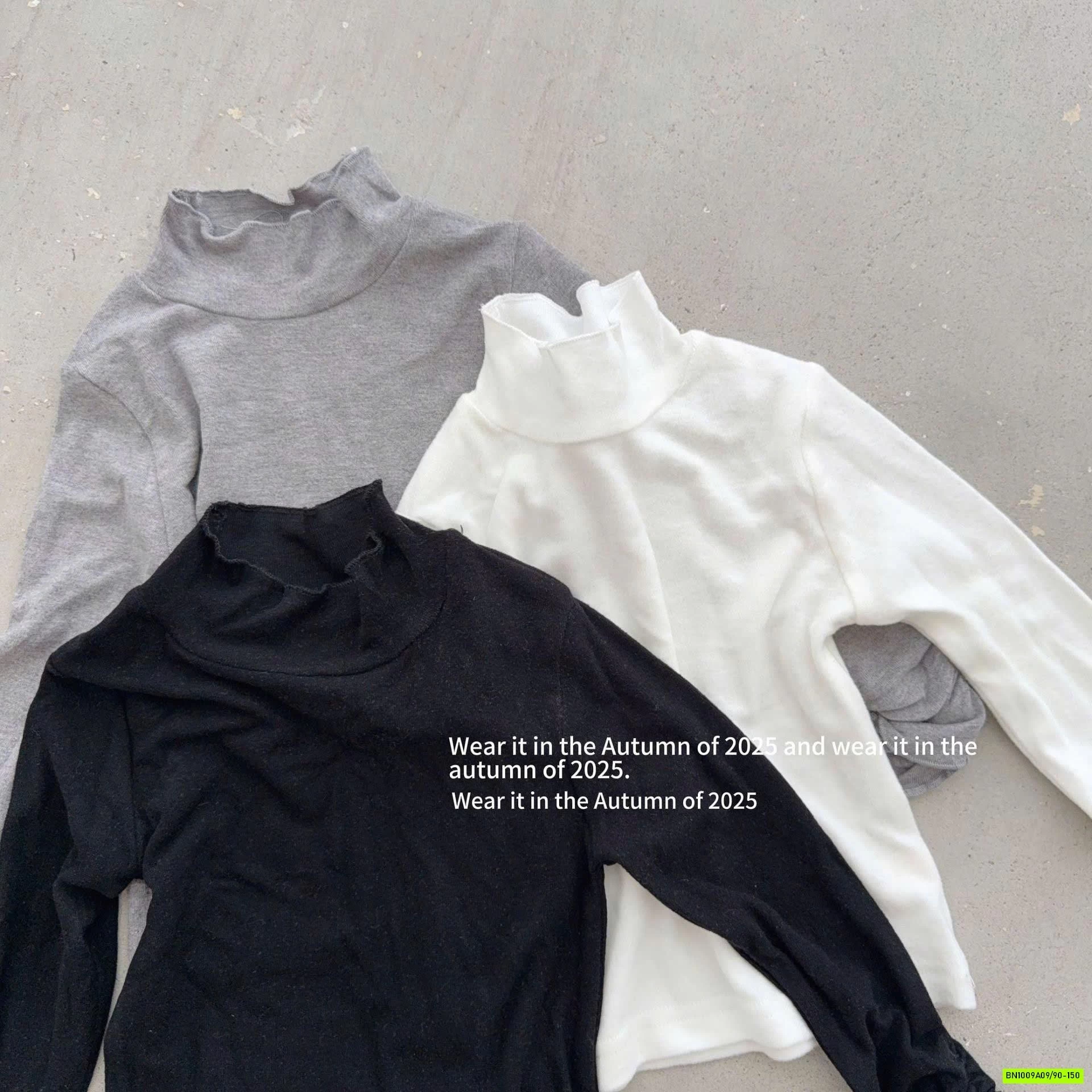 ÁO GIỮ NHIỆT TRƠN CỔ LỌ T&Q KIDS