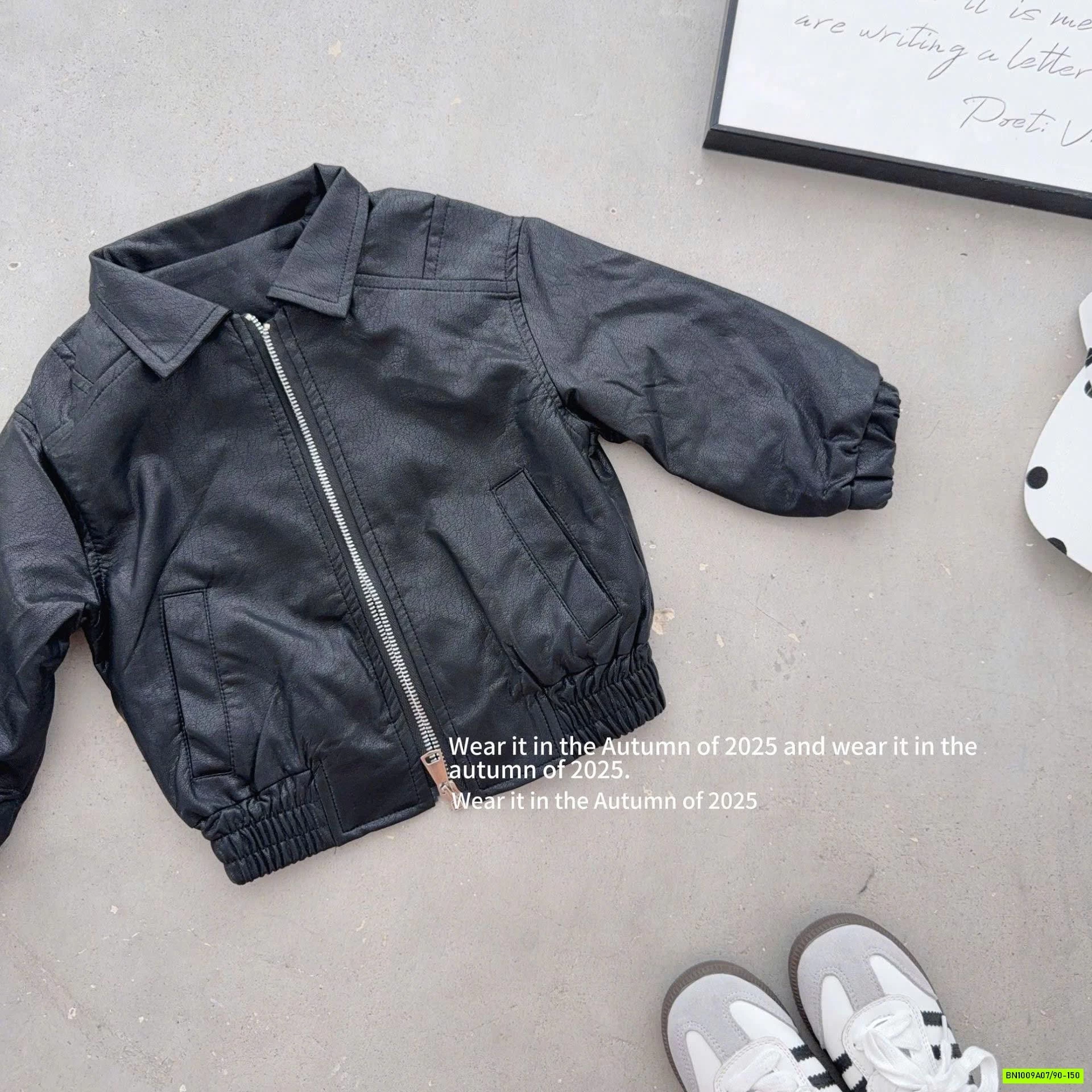 ÁO KHOÁC DA T&Q KIDS