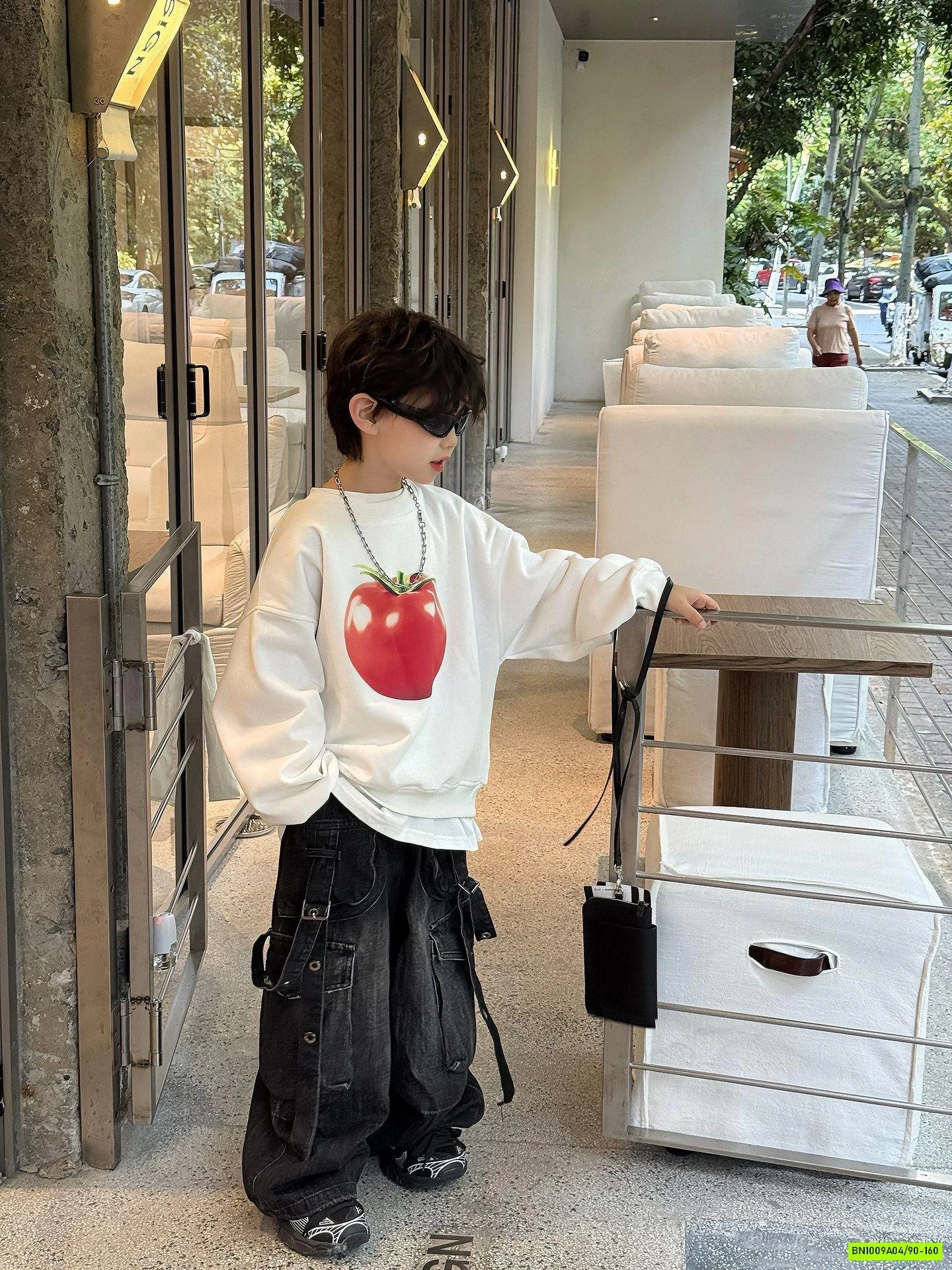 ÁO NỈ IN TRÁI CÂY