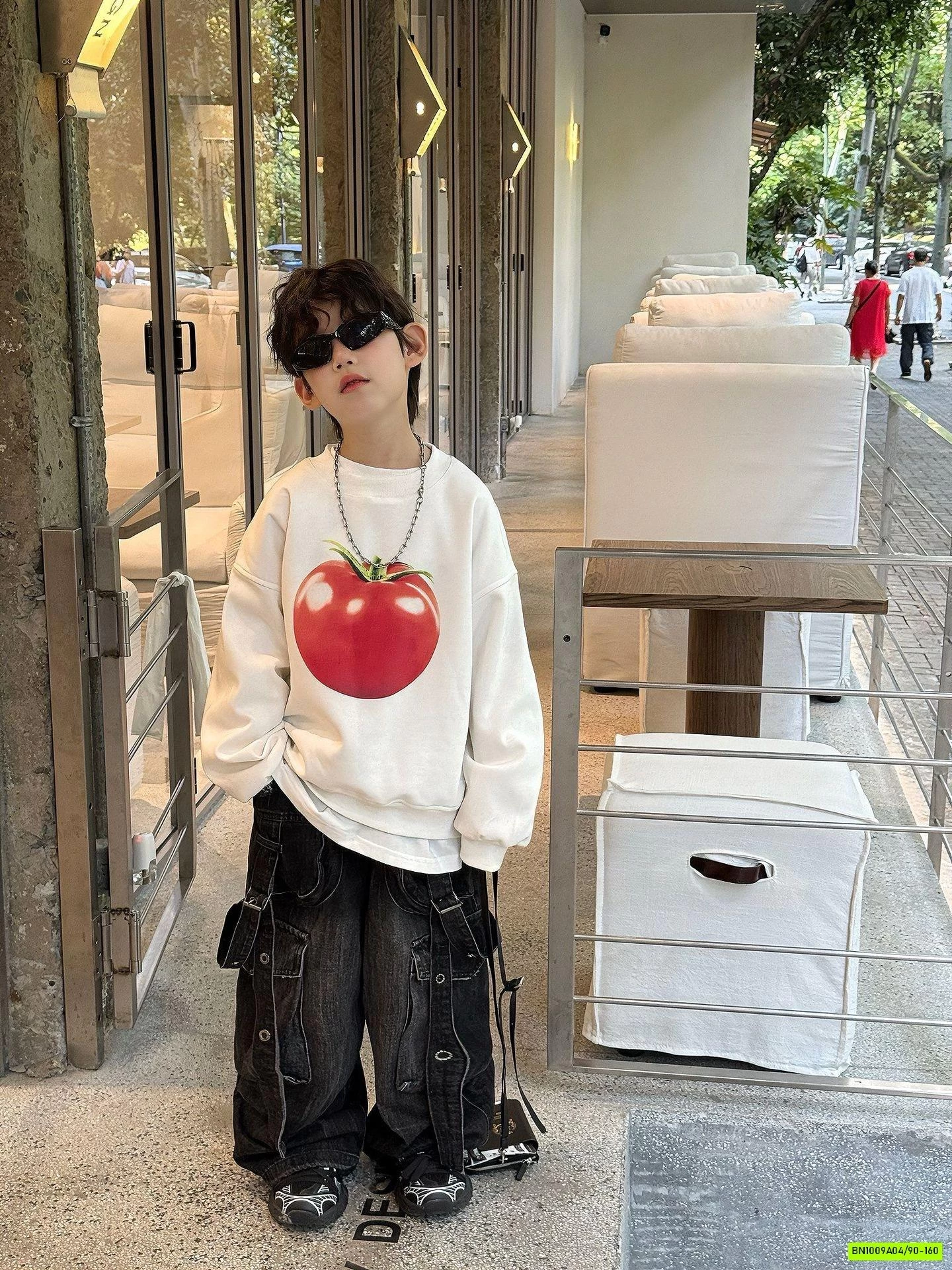 ÁO NỈ IN TRÁI CÂY