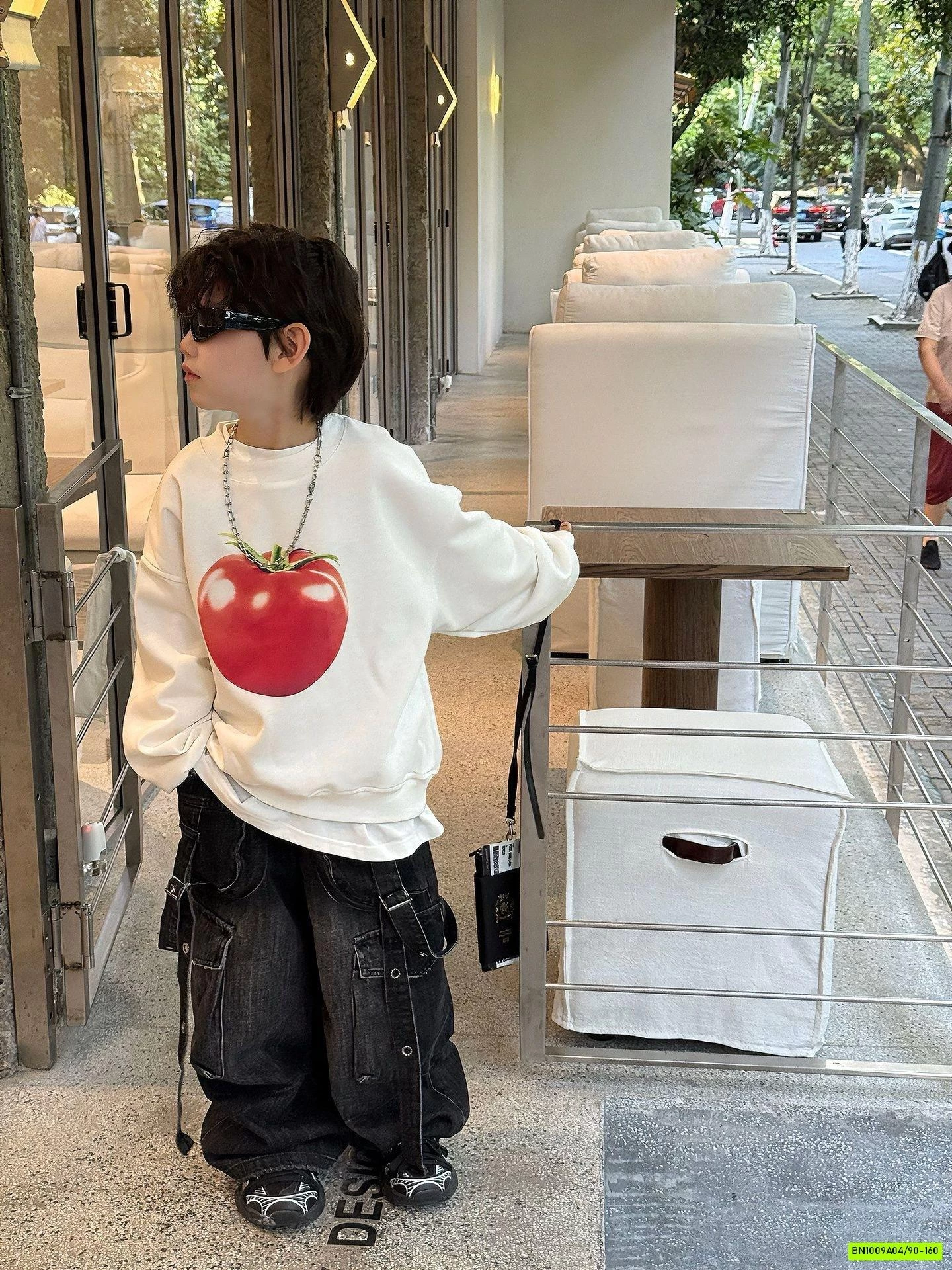 ÁO NỈ IN TRÁI CÂY