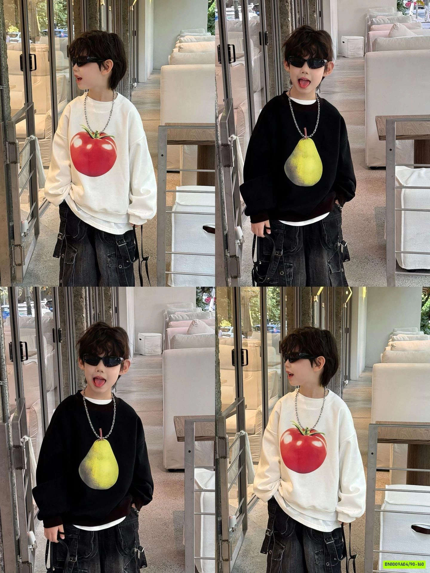 ÁO NỈ IN TRÁI CÂY