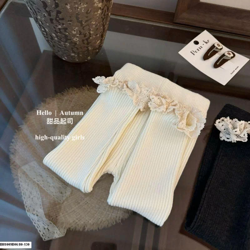 QUẦN LEGGING GẤU REN BG