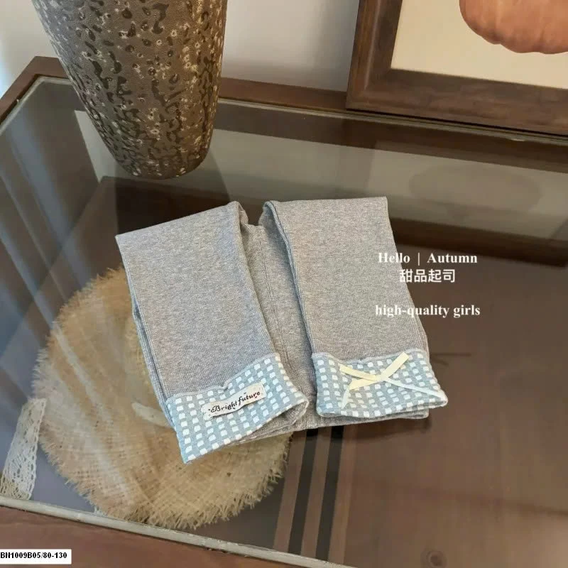 SET ÁO CARDIGAN LEN HOA XANH DƯƠNG MIX  QUẦN LEGGING