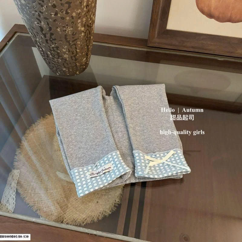 SET ÁO CARDIGAN LEN HOA XANH DƯƠNG MIX  QUẦN LEGGING