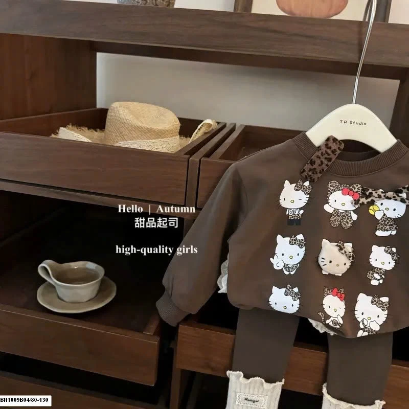 SET ÁO HELLO KITTY PHỐI QUẦN LEGGING