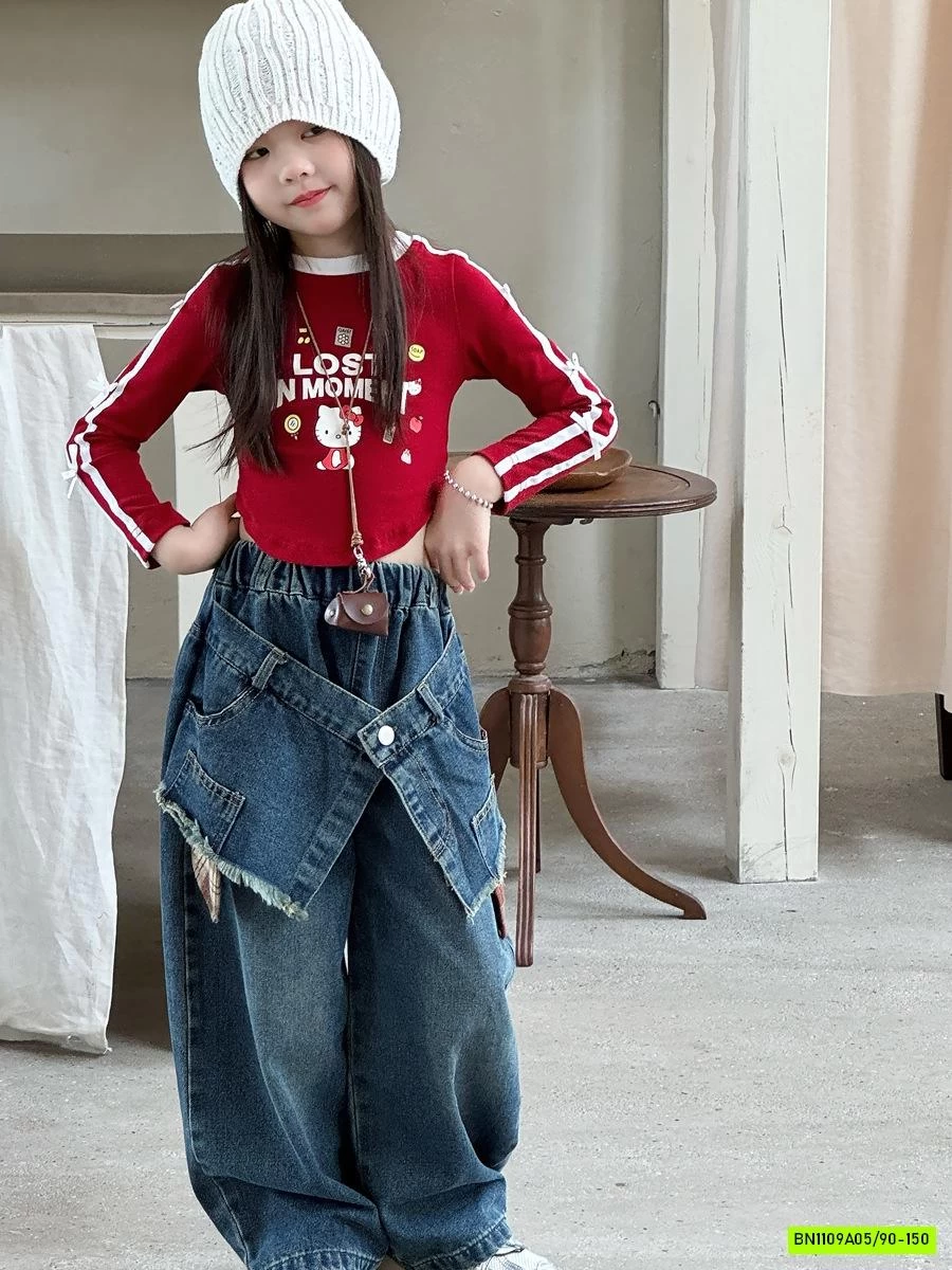 CROPTOP KITTY ĐUÔI TÔM