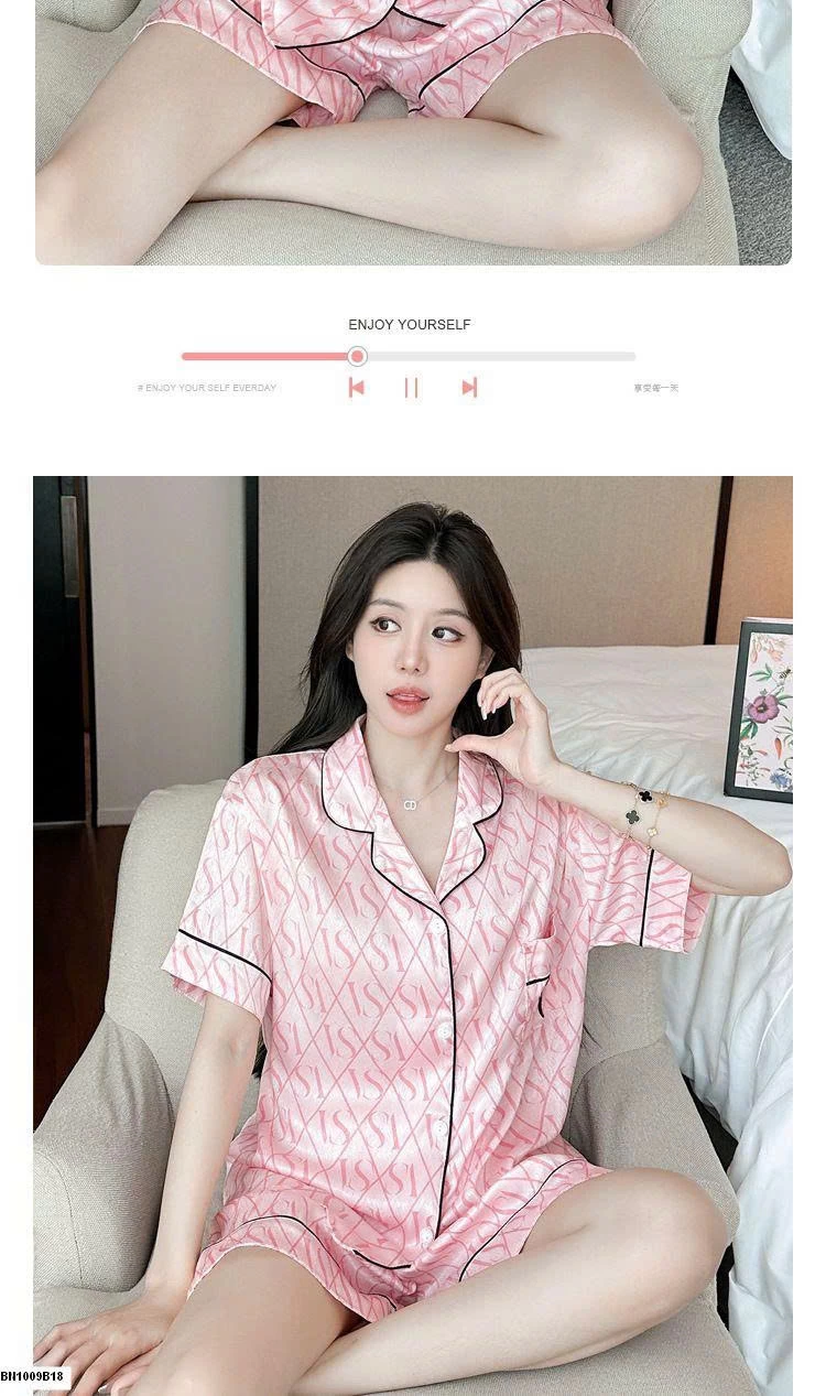BỘ PIJAMA CỘC TAY