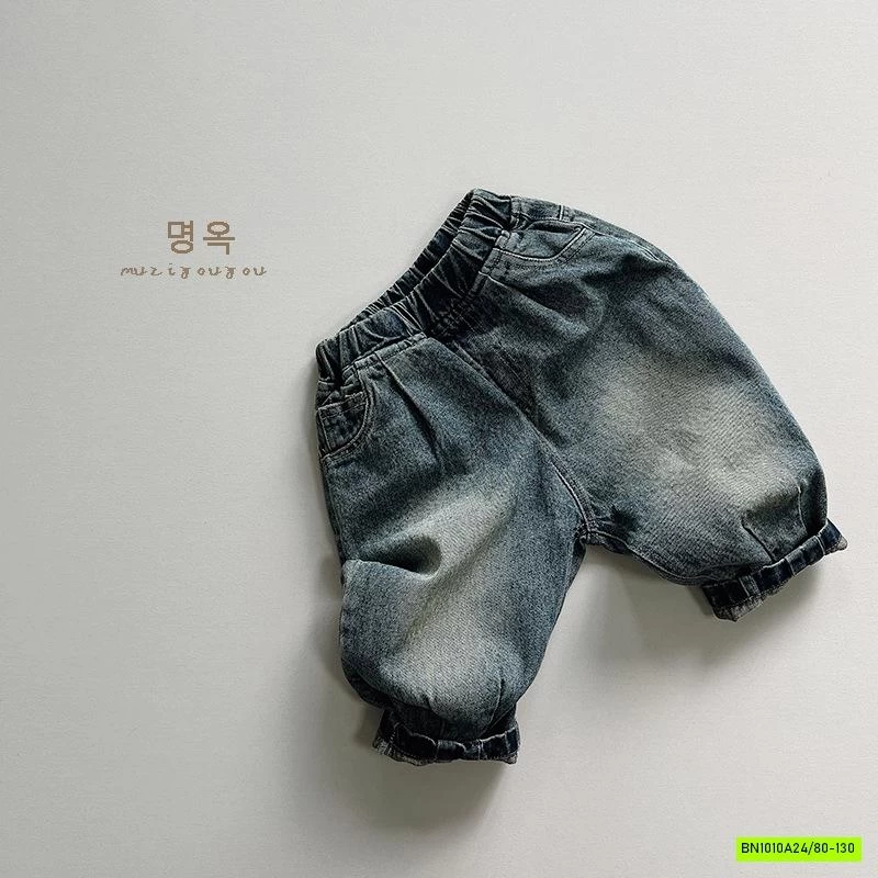 BAGGY JEANS BẠC GỐI