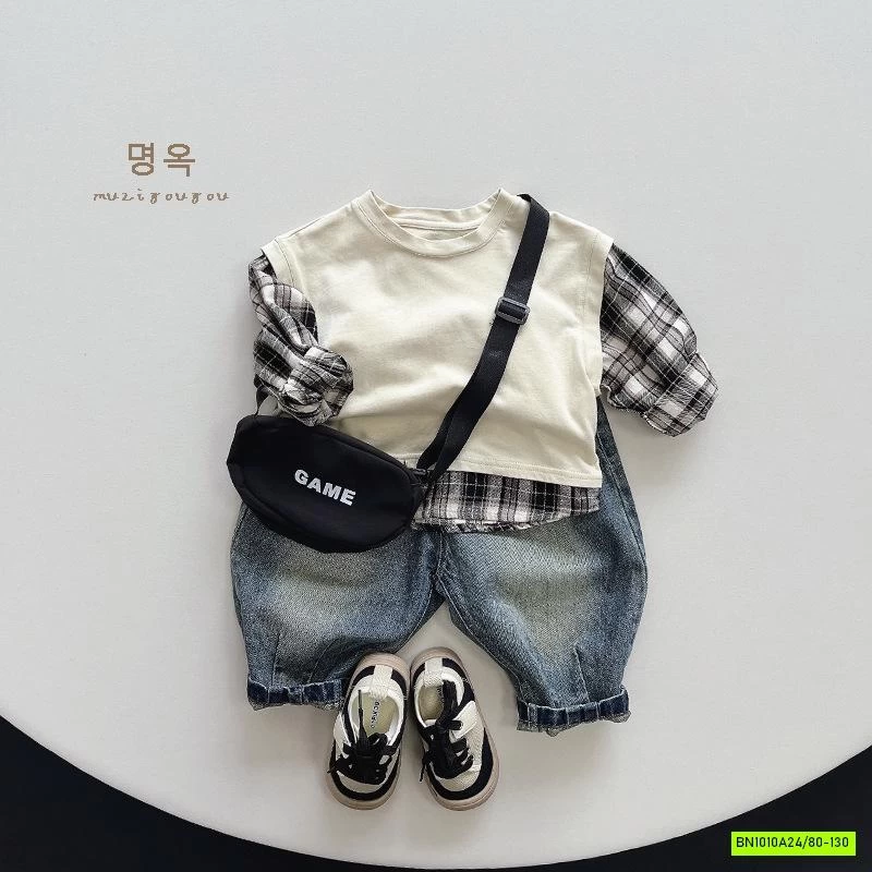 BAGGY JEANS BẠC GỐI