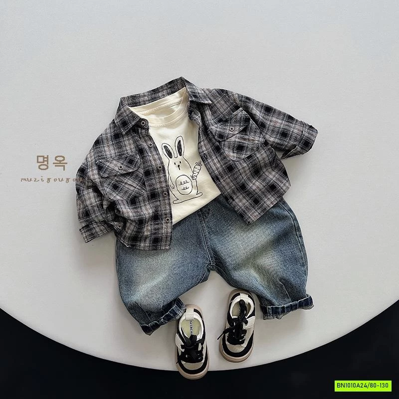 BAGGY JEANS BẠC GỐI
